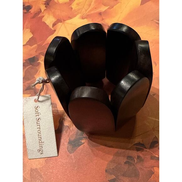 NWT Soft Surroundings Tiger Wood Stretch Bracelet - Picture 2 of 5